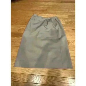 Pendleton Women's Tan Wool Pencil Skirt Size 4 Petite Midi Workwear